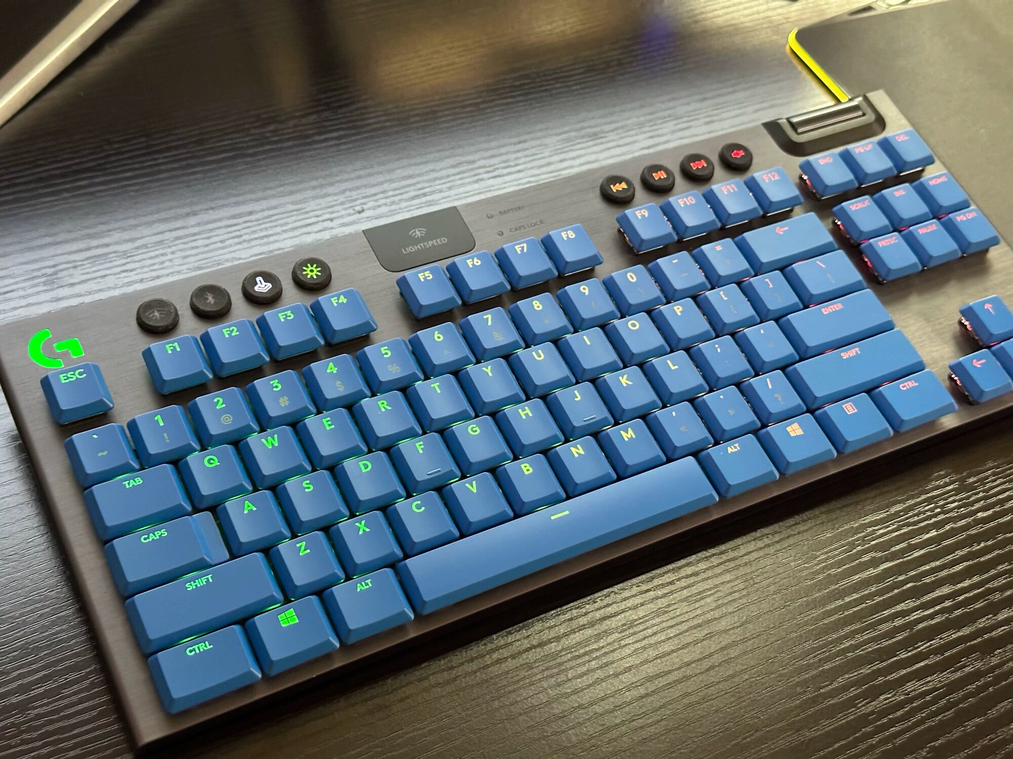 Ключевые капсулы для механической клавиатуры G913TKL, утолщенный вариант, синий цвет