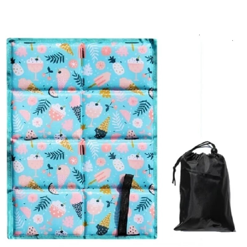 Складной коврик для пикника с принтом, Color 05 with bag