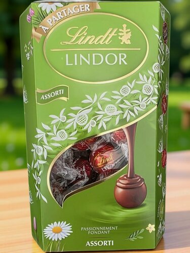 Изображение товара Конфеты Ассорти Линдт Линдор Lindt Lindor Assorti трюфели из молочного шоколада с изысканными начинками, 337 гр (Италия)