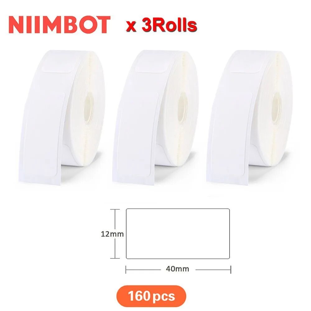 NIIMBOT Этикетка для печати 1.2 x 4 см