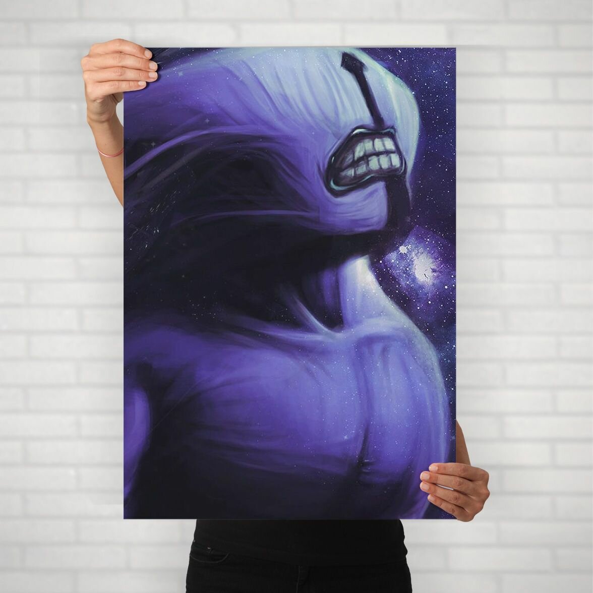 Плакат на стену для интерьера Dota 2 (Faceless Void 3) - Постер по игре формата A1 (60х84 см)