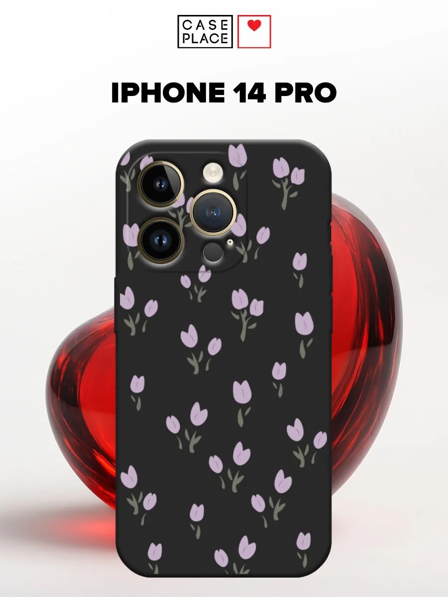 Чехол на iPhone 14 Pro сакура