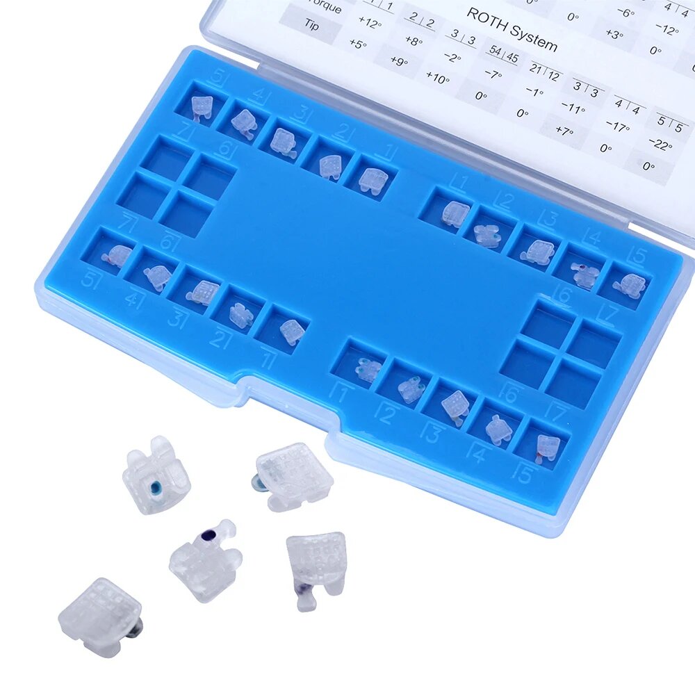 Брекеты керамические JOY DENTAL Roth/MBT, Цвет: MBT.018 Hooks 345