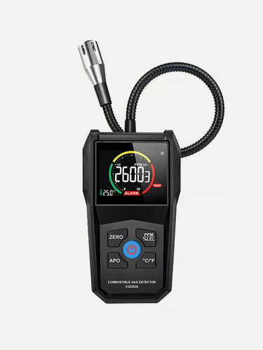 Изображение товара RichMeters RM069 Детектор горючих газов, LCD дисплей, 3 батарейки AAA