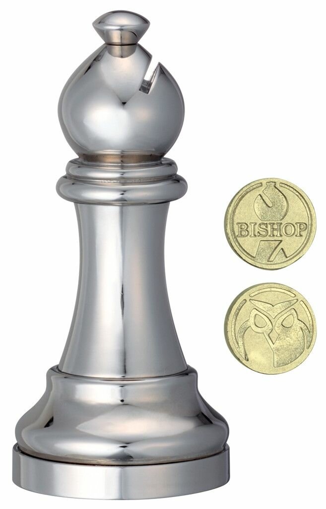 Головоломка металлическая Слон / Cast Chess Bishop