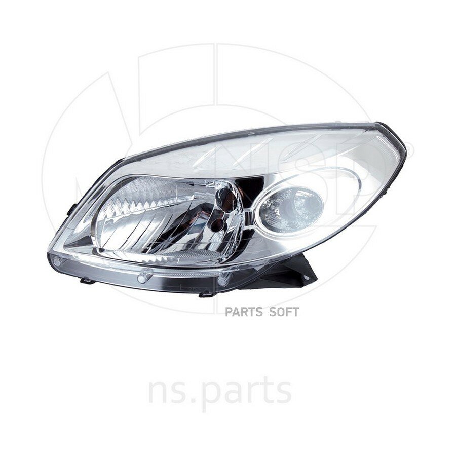NSP NSP078200733878 Фара левая RENAULT Sandero (хром) ()