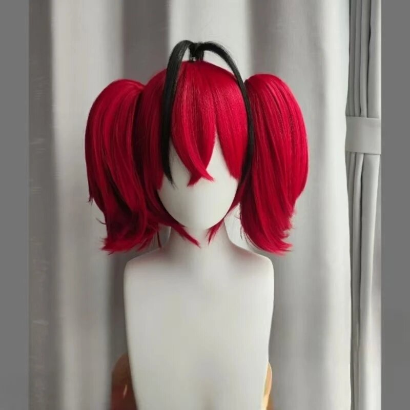 Парик Aether Gazer Kurenai красный с двумя хвостиками