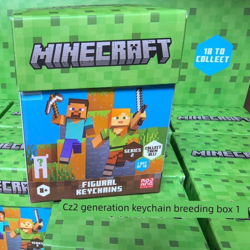 Брелок-сюрприз Minecraft: коллекционная фигурка, модная игрушка Брелок-сюрприз My World 2-го поколения – отдельный