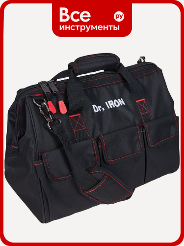 Изображение товара Сумка для инструмента с ремнем Dr. IRON 420x230x300 мм DR1023