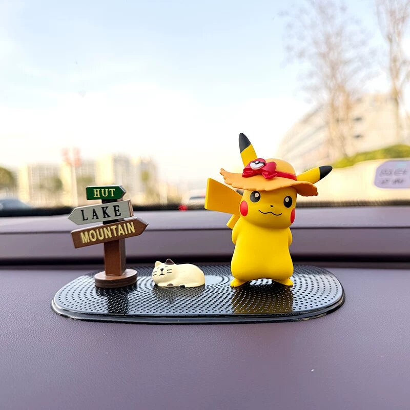 Официальный стикер Pikachu для отдыха с подставкой, декором кошки и клейкой подложкой — малый размер