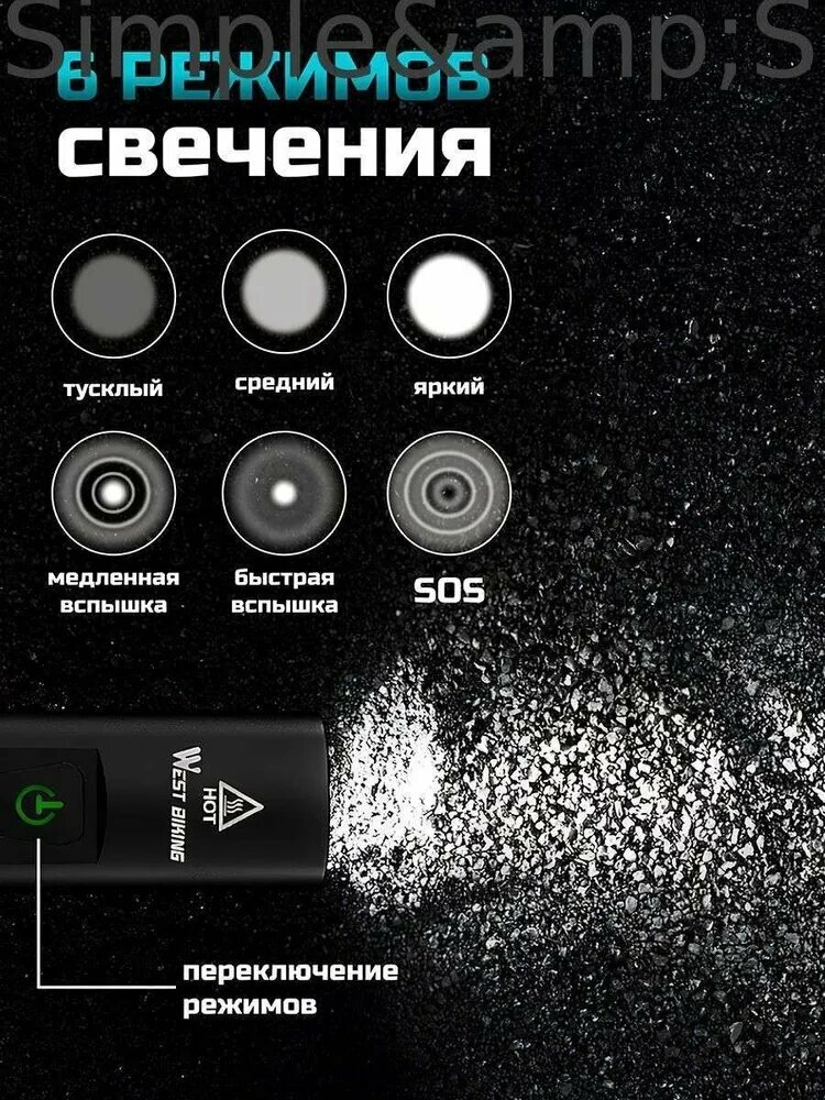 Фонарь для велосипеда — фото 1