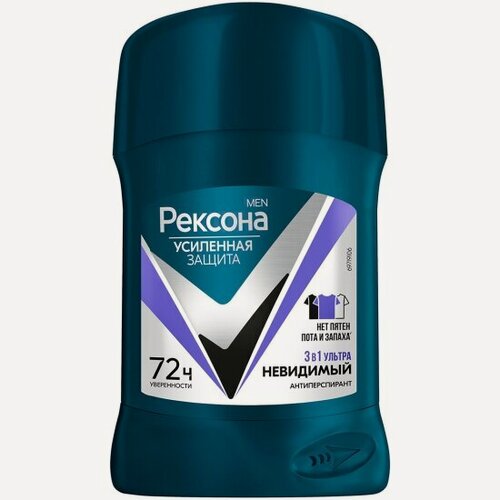 Изображение товара Дезодорант-антиперспирант Рексона (rexona) REXONA MEN Ультра невидимый, 40 мл (стик)