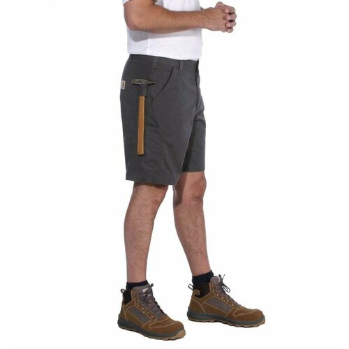 фото Шорты carhartt базовая коллекция, размер 38, серый