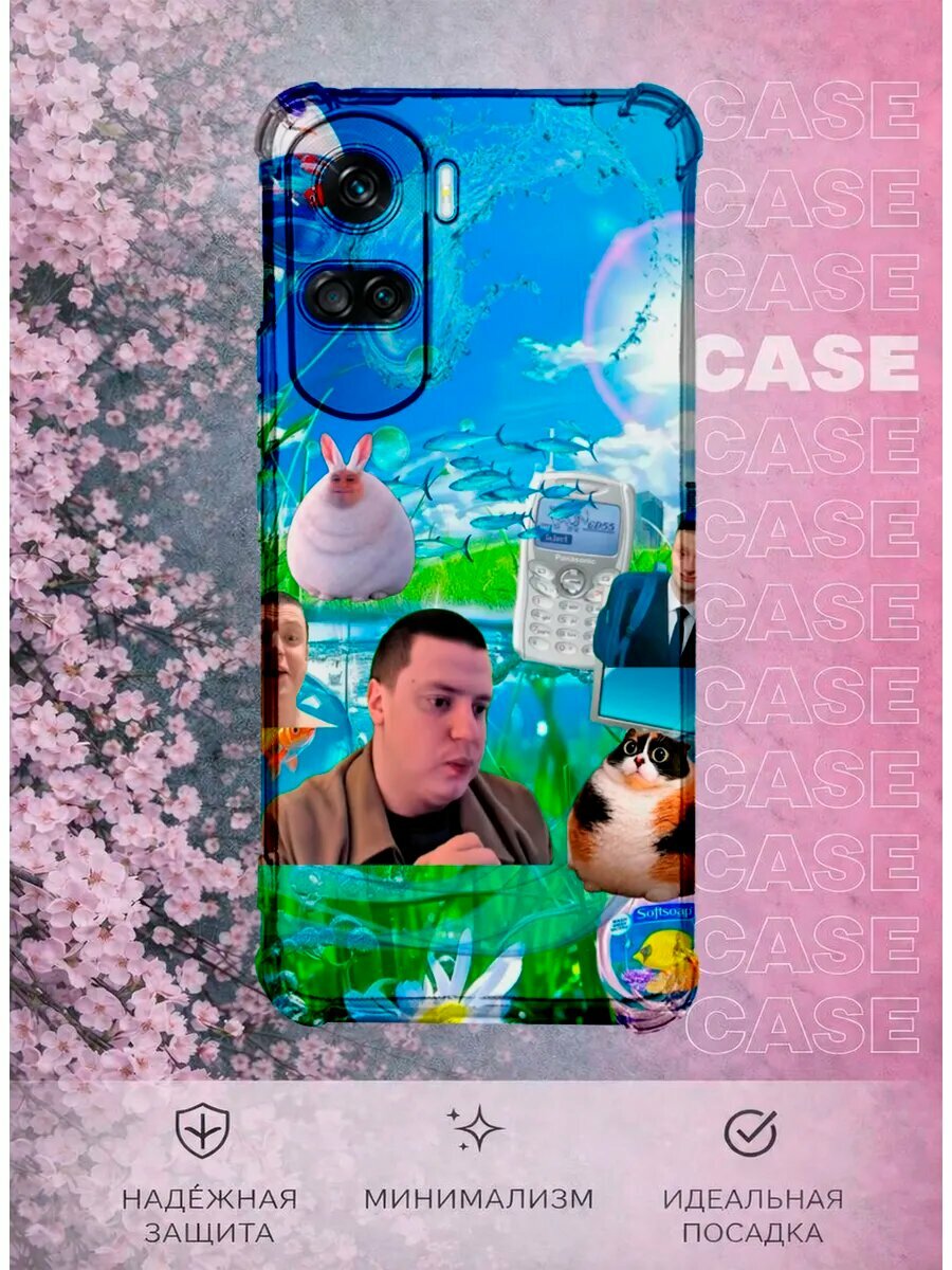 Чехол на Honor 90 Lite с принтом Mellstroy