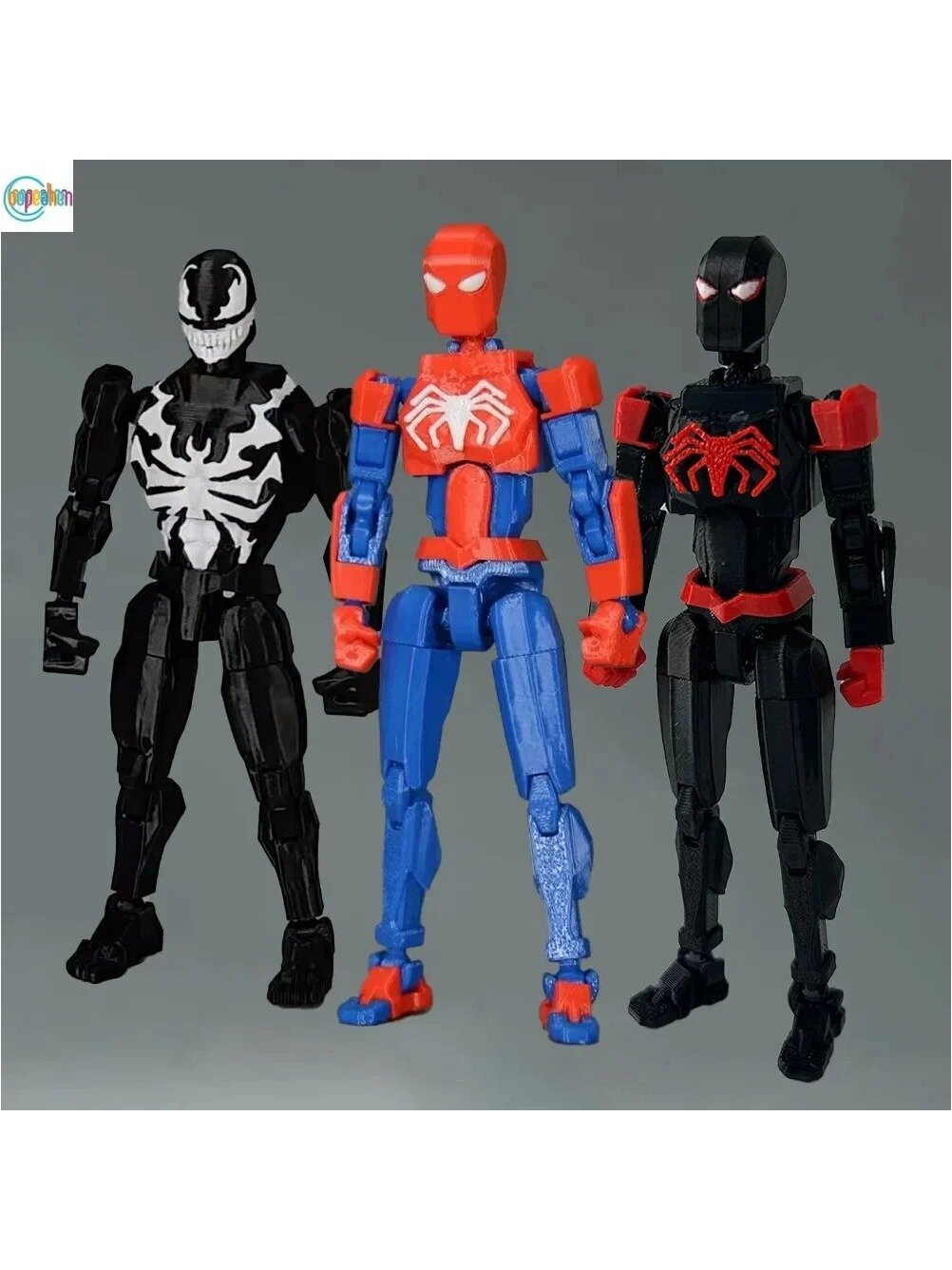 Экшн-фигурка Marvel Legends - Человек-паук и Веном, 3D печать,3 шт