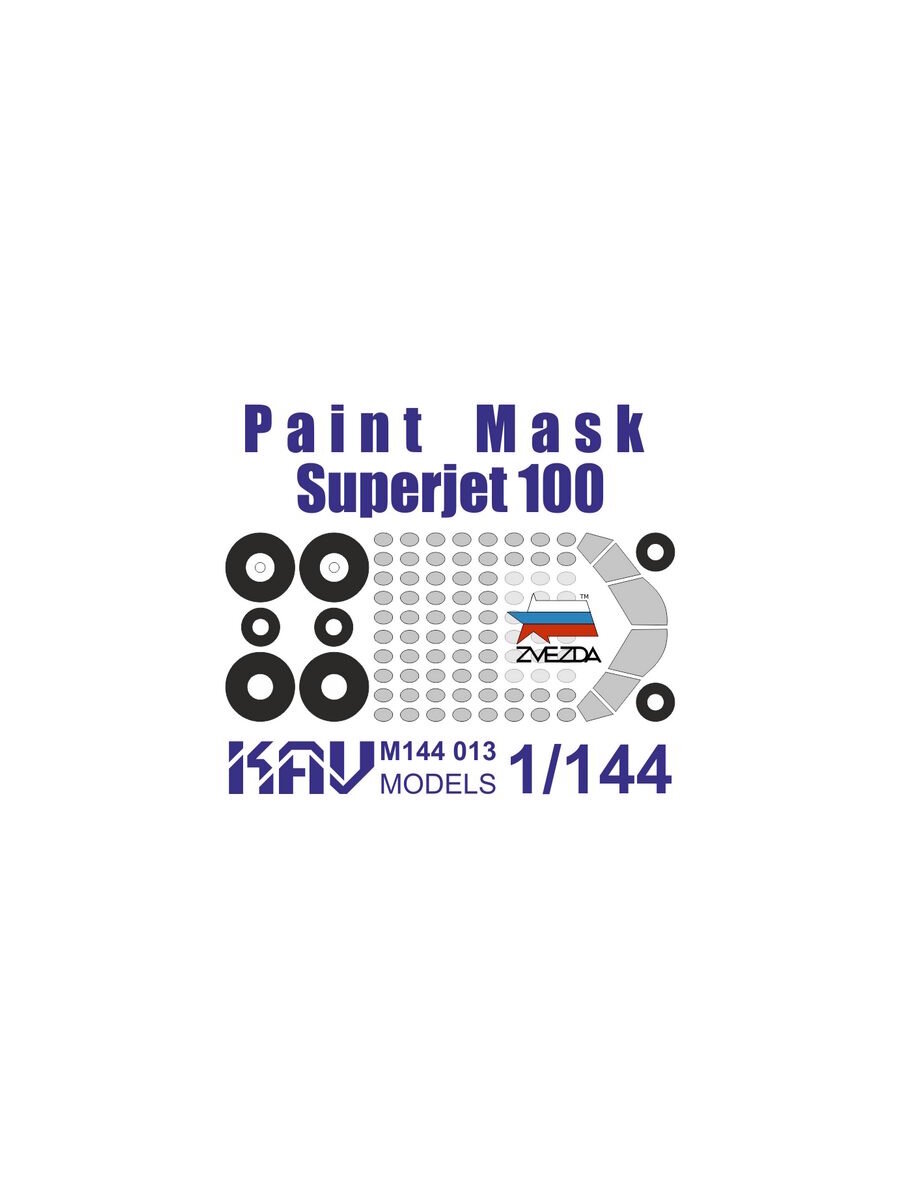 Окрасочная маска на Superjet 100 (Звезда) KAV M144 013