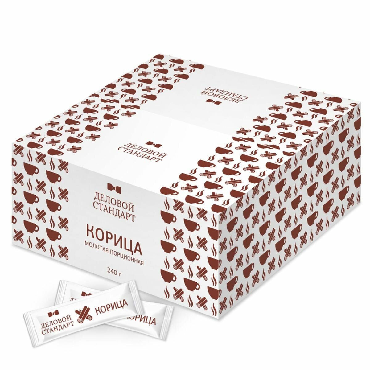 Корица молотая порционная Деловой Стандарт (800шт. по 0.3г) (1802054), 1 уп.