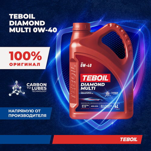 Изображение товара Моторное масло TEBOIL DIAMOND MULTI 0W40 Синтетическое 4л
