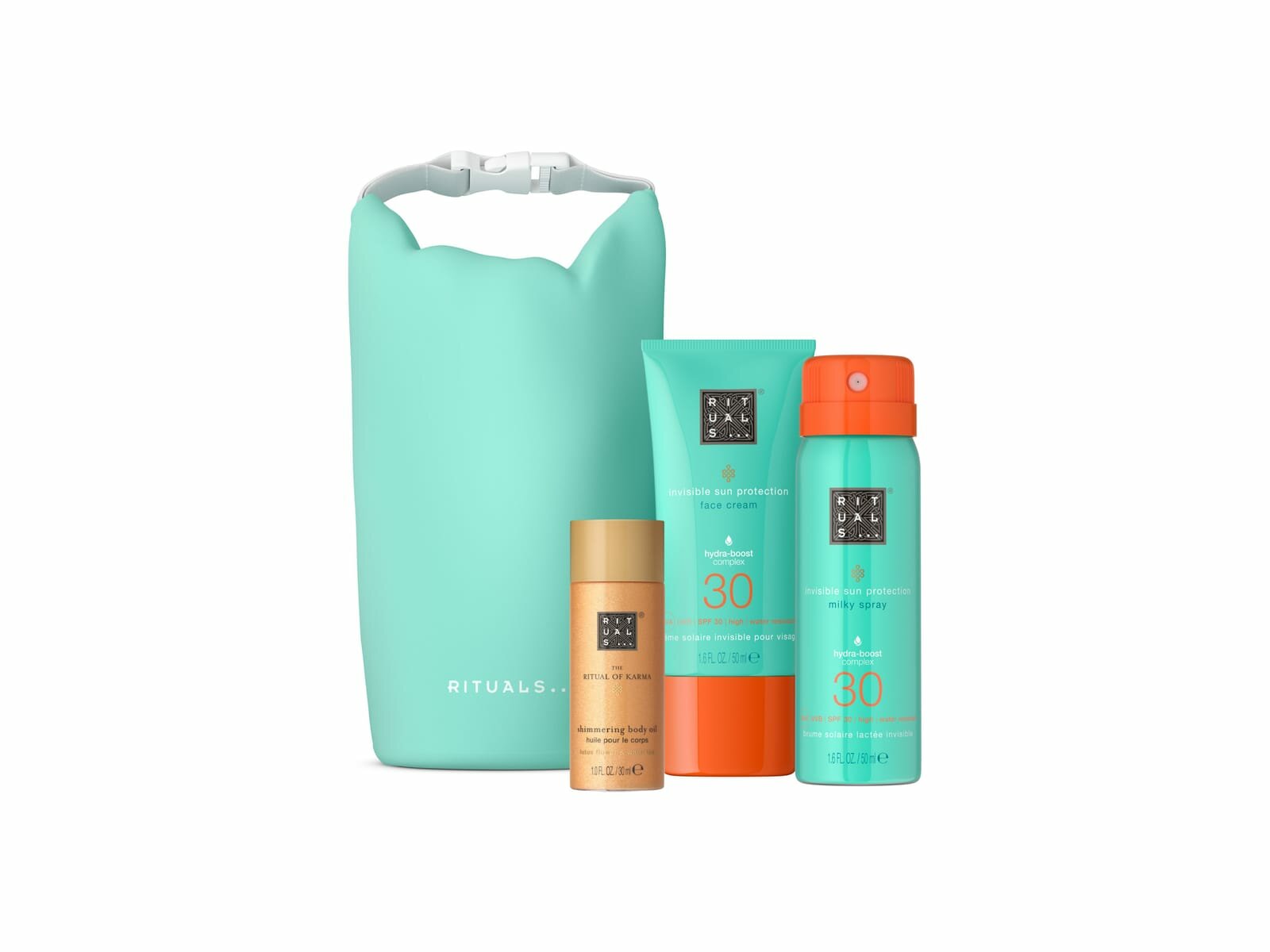 Средство солнцезащитное Rituals The Ritual of Karma Sun Care Set - Travel Size Zestawy podarunkowe M