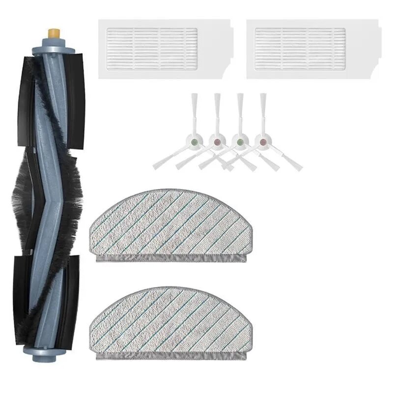 Запасные части для роботапылесоса ECOVACS DEEBOT T10 Plus Аксессуары Основная щетка Боковая щетка Hepaфильтр