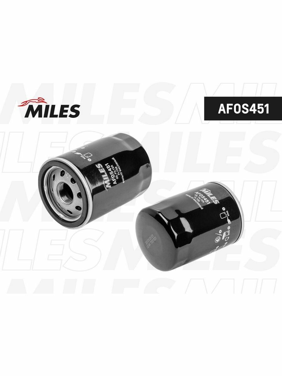 Фильтр масляный MILES AFOS451 для а/м JEEP CHEROKEE, CHEVROLET TAHOE / Джип Чероки, Шевроле Тахо