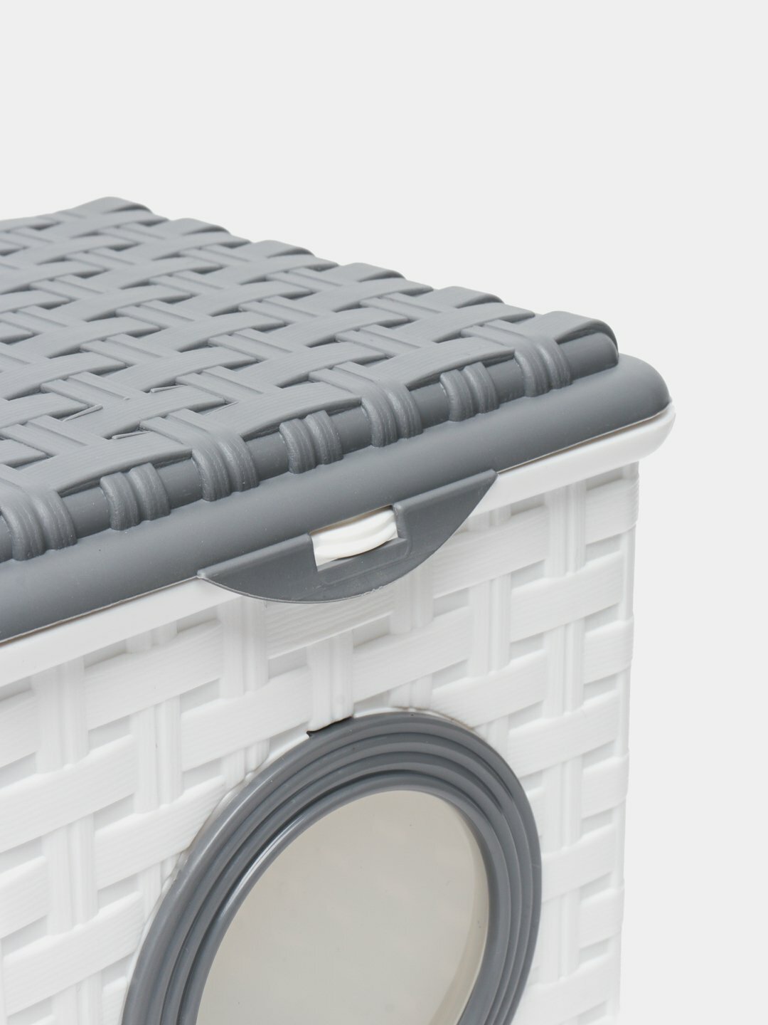 Контейнер для хранения стирального порошка 3кг, с иллюминатором