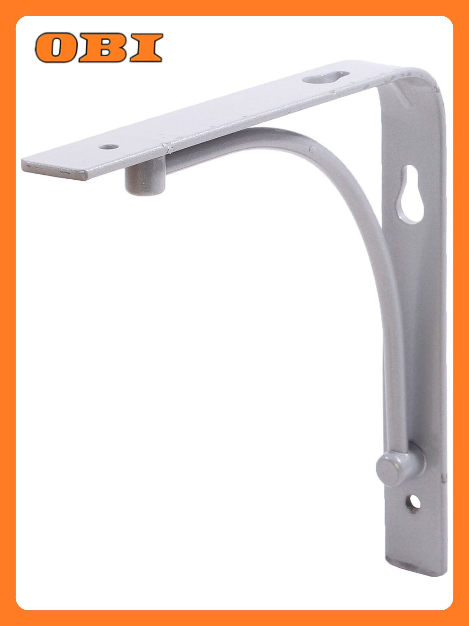 Кронштейн для полки Larvij шампань 150х150х20 мм