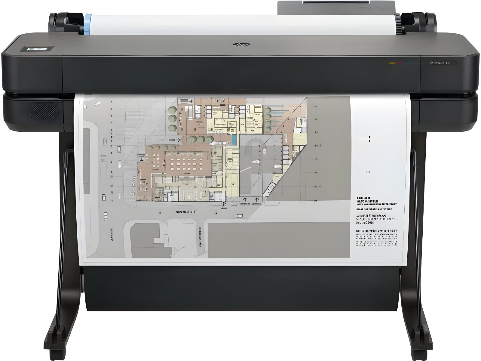 Плоттер HP Designjet T630 (5HB11A) A0/36", струйный, Ethernet, Wi-Fi, память 1024 МБ, цветная печать