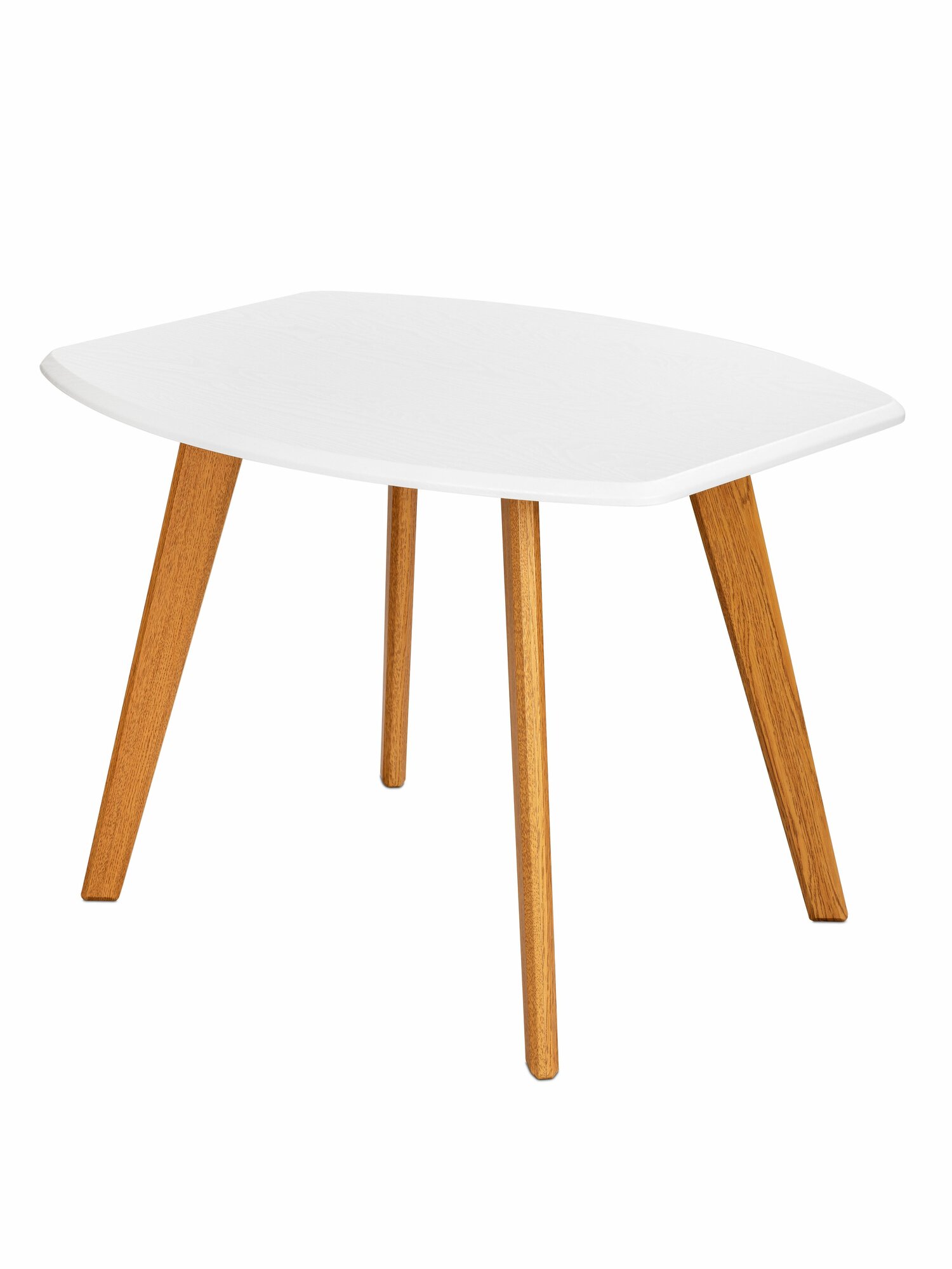 Журнальный столик белый, дуб — фото 1