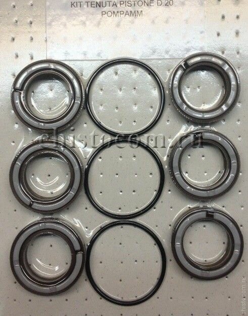 Комплект уплотнений Mazzoni MMD, MM-2 20 мм (3 порш.) — фото 1