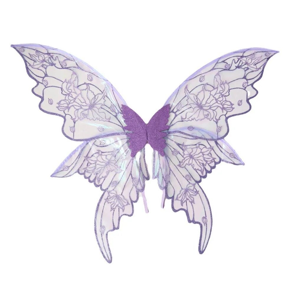 Крылья феи двухцветные полиэстер Purple