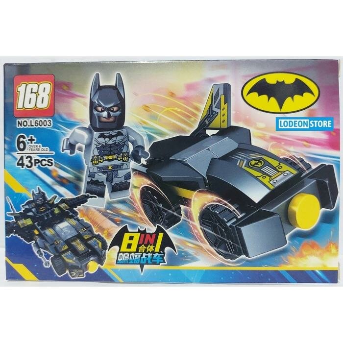 Конструктор "Бэтмен/Майнкрафт", с мини-фигурками, пластик, 43pcs