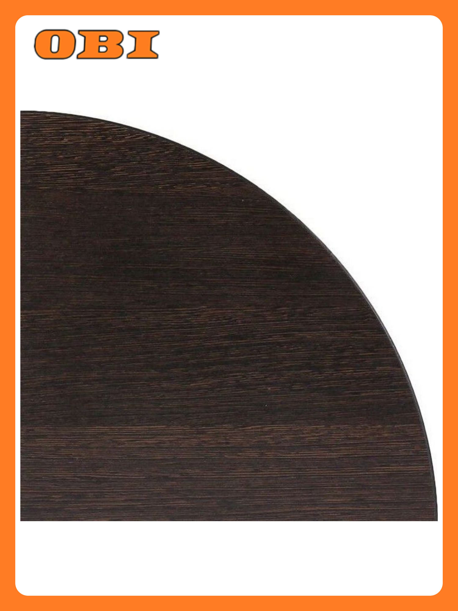 Полка декоративная Larvij ЛДСП Дуб венге 350х350х16 мм