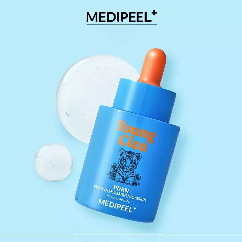 MEDIPEEL+ Young Cica PDRN Exo-Pin Hyaluronic Serum для лица, увлажняющая, 50 мл