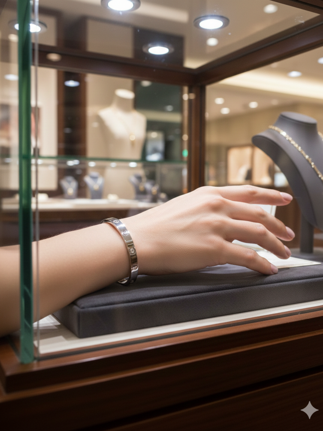 Комплект бижутерии: браслет, каучук