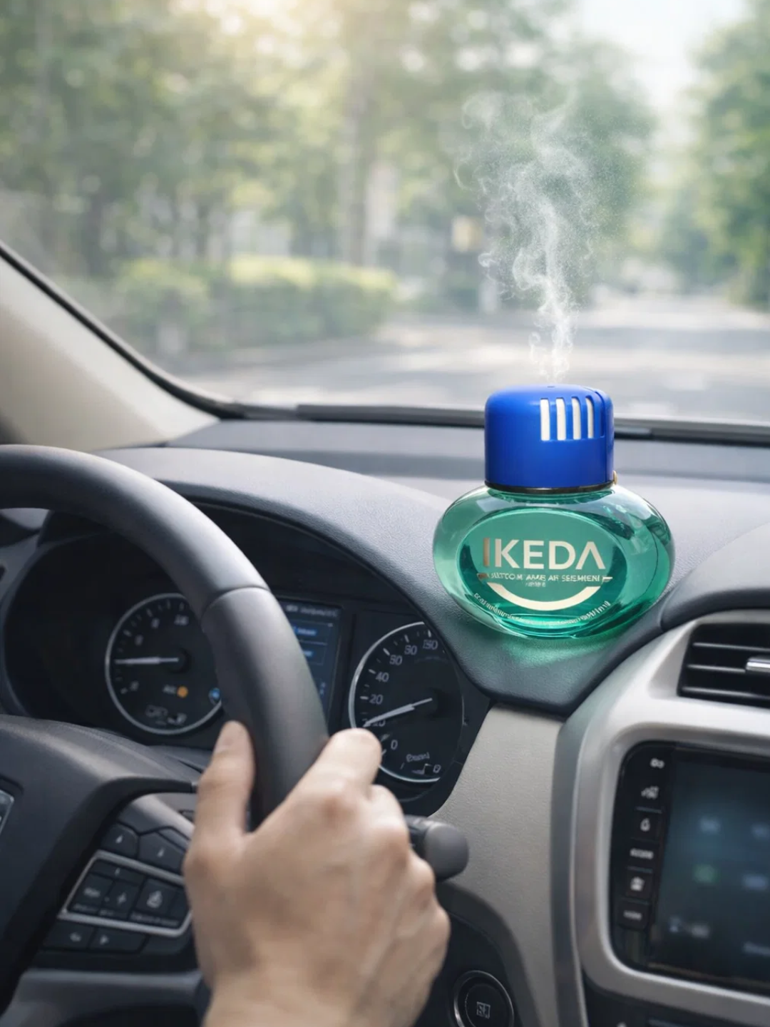 Ароматизатор автомобильный BLACK ODOR, 130мл, французское качество, до 60дней без проливания