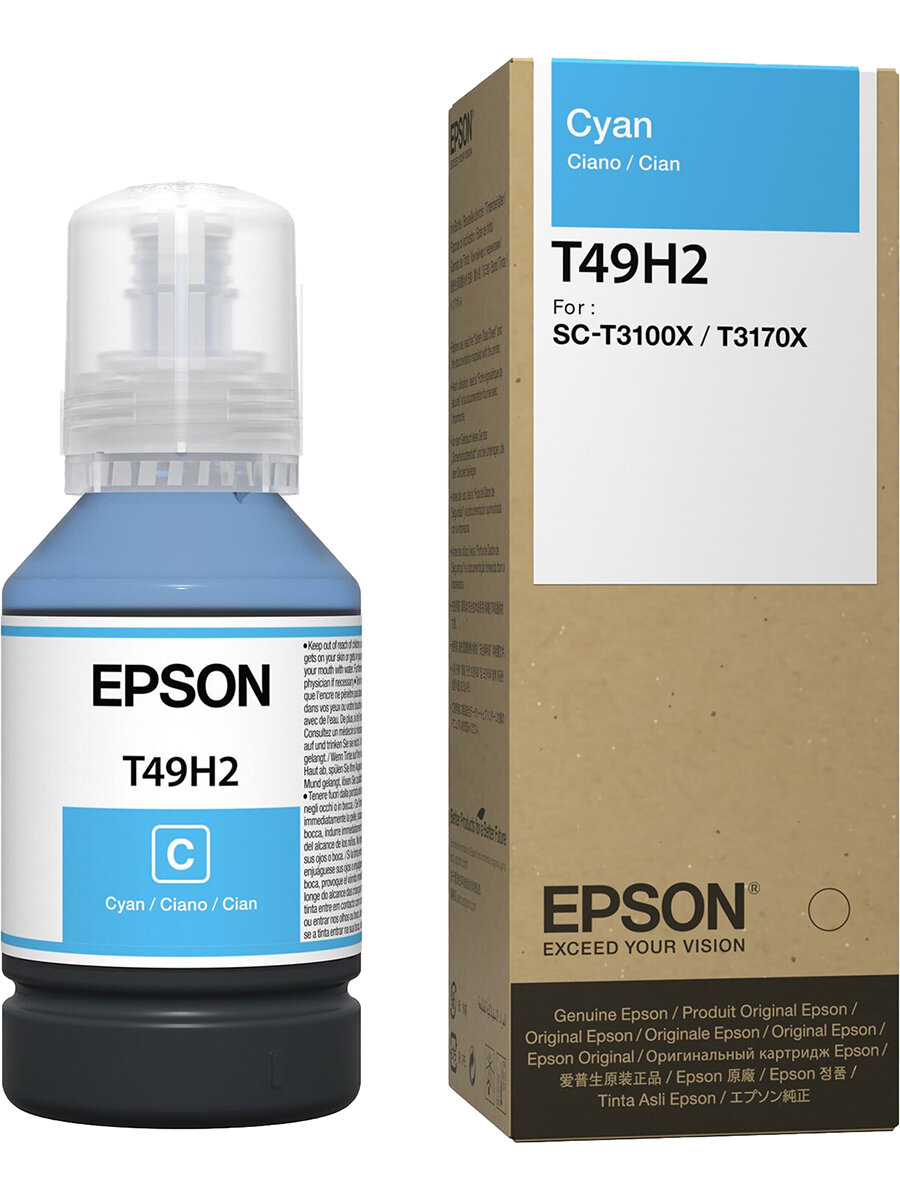 Картридж для струйного принтера EPSON T49H2 Cyan (C13T49H20N) — фото 1