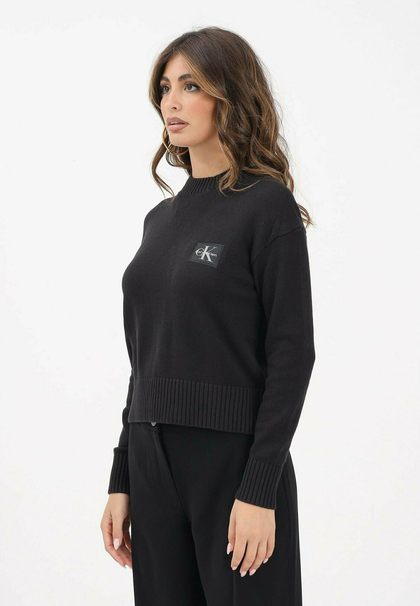 Свитер Calvin Klein Jeans, размер XS, , чёрный — фото 1