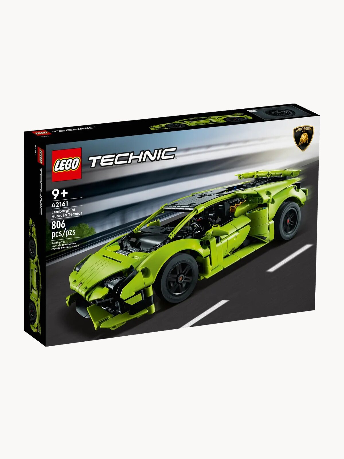 Конструктор LEGO Technic 42161 Автомобиль Lamborghini Huracan Tecnica, 806 дет.