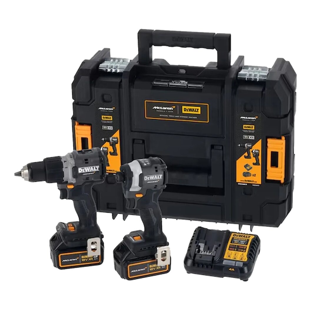 Набор аккумуляторного инструмента DeWalt McLaren DCD85M + DCF85M DCK200MP2T-QW