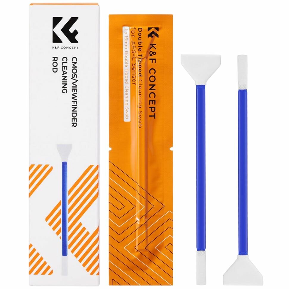 Набор для очистки матрицы K&F Concept APS-C Cleaning Swab 5шт