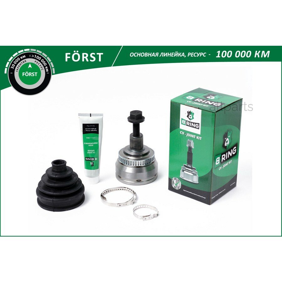 BRING BOC1009A Шрус VW Sharan (96-) (наруж.) [с ABS 38/27] (BOC1009A) B-RING FORST