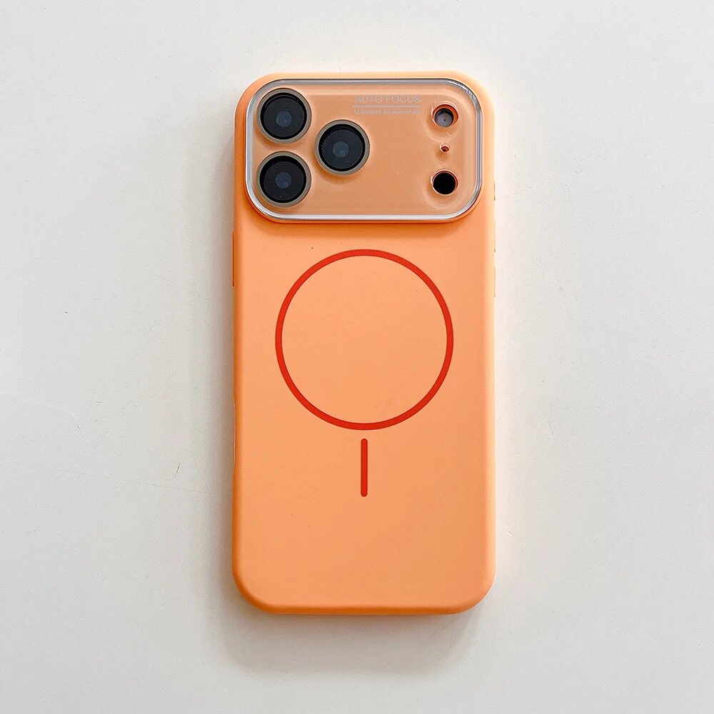 Оранжевый чехол для iPhone 17 Air, Magsafe