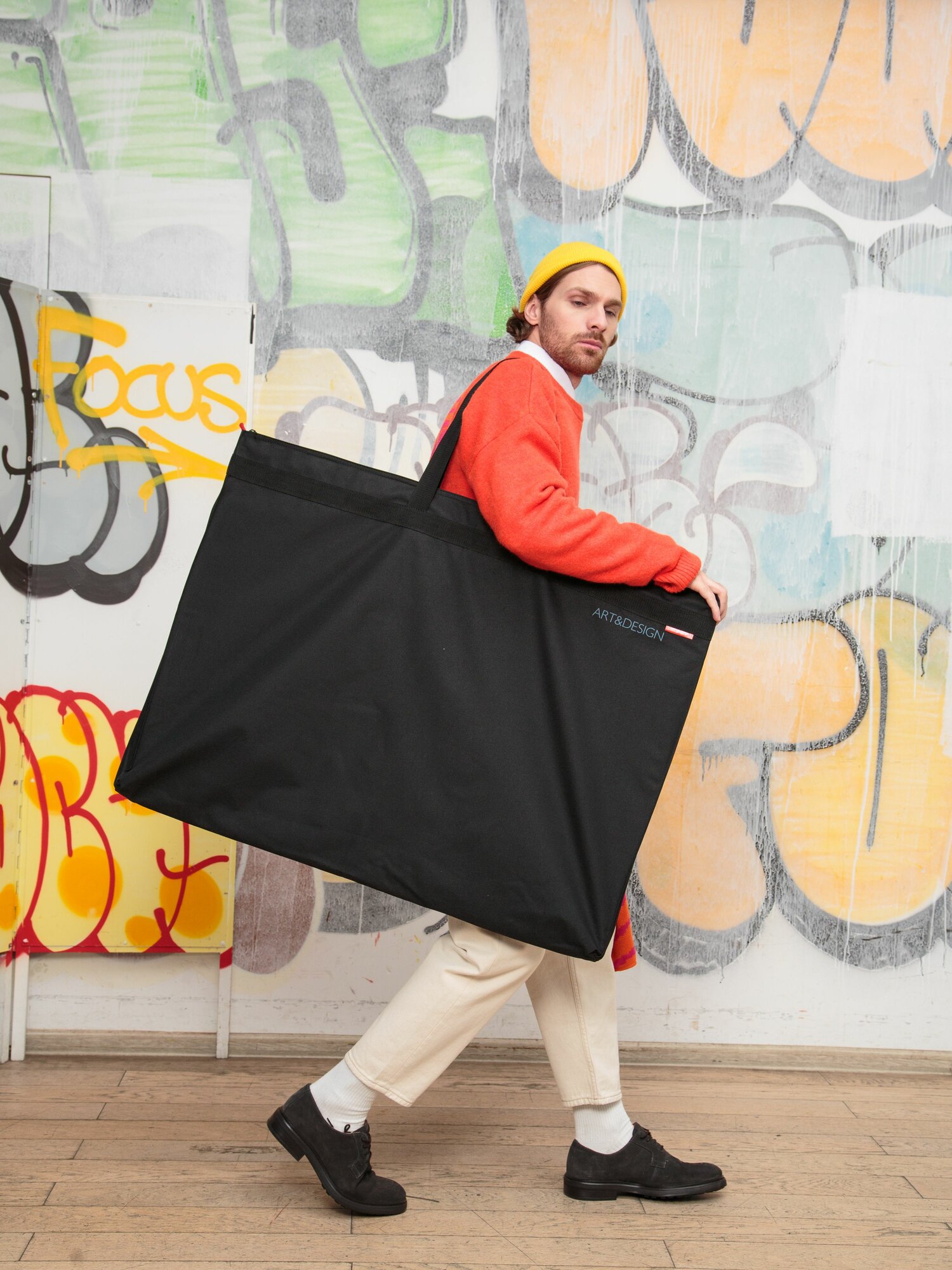 Сумка для подрамника ANTAN ART&DESIGN формата А1 для мольберта, бумаги, чертежей, рисунков с длинными ручками