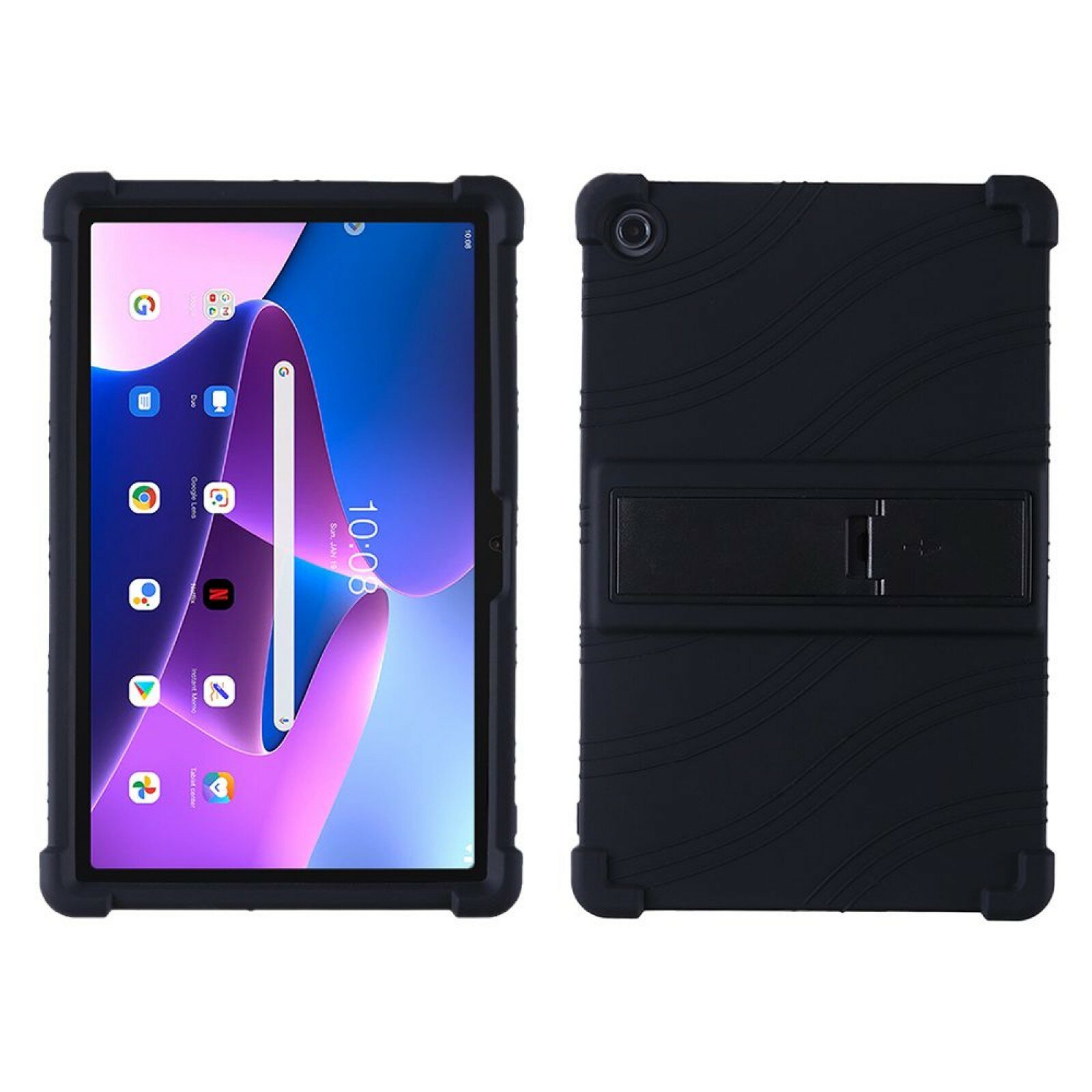 Чехол MyPads для Lenovo Tab M10 Plus 3rd Gen с подставкой и защитой