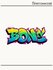Термонаклейка для одежды и аксессуаров DTF-печать Bone граффити
