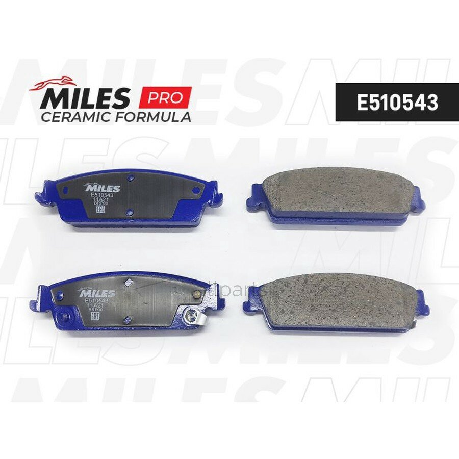 MILES E510543 Колодки тормозные CADILLAC ESCALADE/CHEVROLET TAHOE 06- задние Ceramic