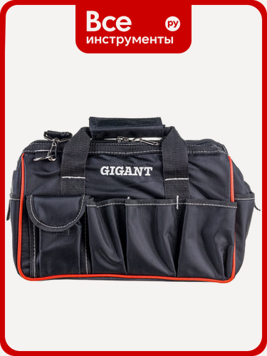 Изображение товара Сумка монтажника Gigant GBW-3 с 27 карманами, Oxford, с наплечным ремнем и карманом для ключей и штангенциркуля