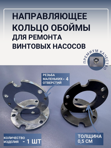 Изображение товара Ремкомплект для насоса, фланец, направляющее кольцо обоймы для винтового насоса