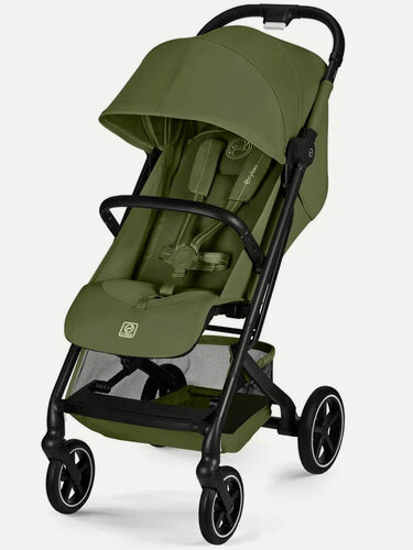 Изображение товара Коляска прогулочная Cybex Beezy, зеленый (moss green) с дождевиком и бампером
